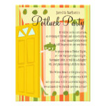 Potluck Party Personalised Announcements