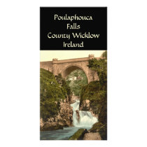 Poulaphouca Falls, County Wicklow Custom Photo Card