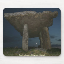 Poulnabrone Dolmen at night Mouse Pads