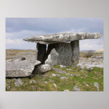 Poulnabrone dolmen poster