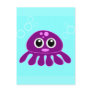 poulpe_Vector_Clipart cute cartoon octopus happy Post Cards