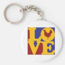 Poultry Love Key Chain