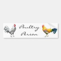 Poultry Person Bumper Sticker