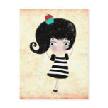 Poupée delicious cupcake creepy doll feld postcard