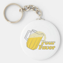 Pour Favour Beer Pitcher Key Chain