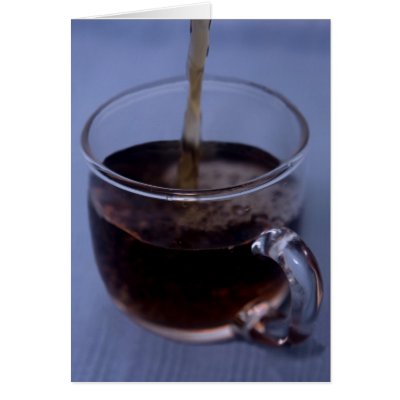 Pouring Coffee Card by roimim