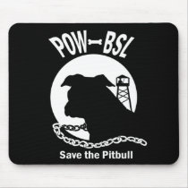 POW BSL Save the Pitbull Dog Emblem