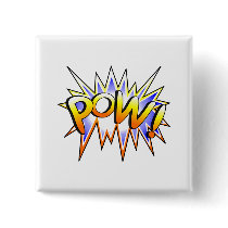 Pow Pinback Button