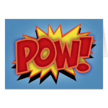 Pow! Greeting Card