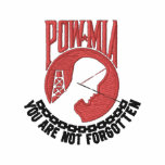 POW MIA embroidered shirts