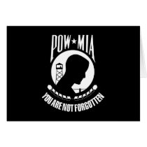 POW-MIA Flag cards