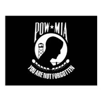 POW-MIA Flag postcards