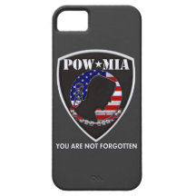 POW MIA - Shield iPhone 5 Covers