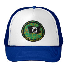 POW MIA T-Shirt Mesh Hats