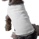 Powder Blue Triple Goddess Outline pet clothing