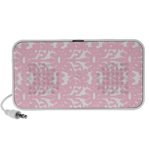 Powder Pink Gothic Lace Notebook Speakers