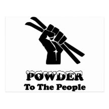 Powder To The People Postcards