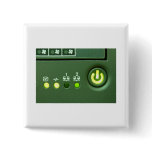 power button and indicator lights