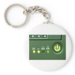 power button and indicator lights keychains