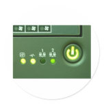 power button and indicator lights stickers