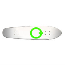 Power Button Skateboard Oldschool