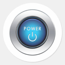 Power Button Sticker