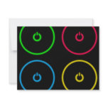 Power Buttons invitations