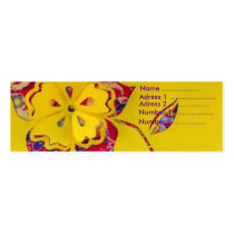 Power flower business card