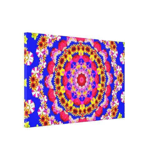 Power Flower Stretched Canvas Prints