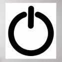 Power Icon posters