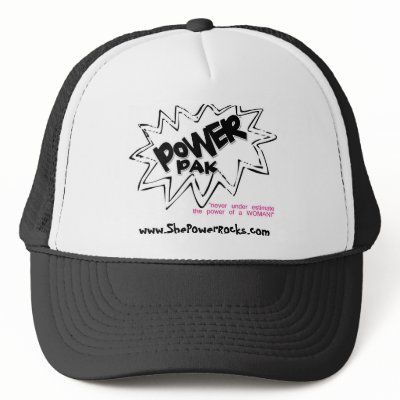 Power Pak Trucker cap Mesh Hats by RealitySpeaks