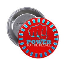Power To The People Button