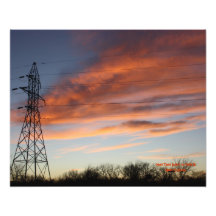 POWER TOWER SUNSET Photo