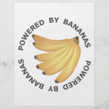 Powered By Bananas Flyer Design
