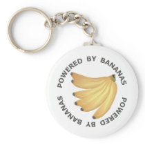 Powered By Bananas Key Chains