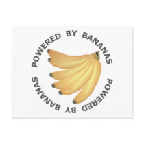 Powered By Bananas Postcard