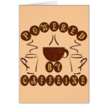 POWERED BY CAFFEINE cards