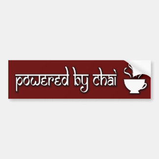 Powered by Chai Bumper Stickers