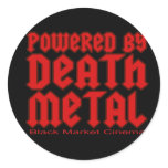 powered by Death metal stickers