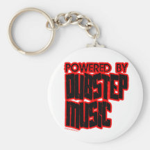 powered by DUBSTEP music Key Chain