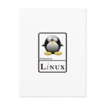Powered by Linux Post Card