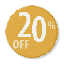 Powerful 20% OFF SALE Sign - Magnets