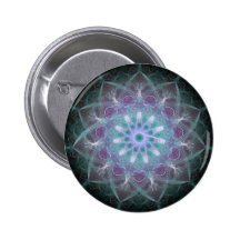 Powerful High Energy Mandala Pinback Button