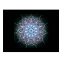 Powerful High Energy Mandala Post Card