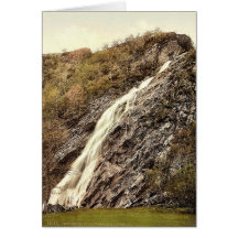Powerscourt Waterfall. Co. Wicklow, Ireland rare P Greeting Cards