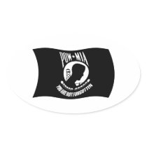 POW's & MIA's Flag Sticker