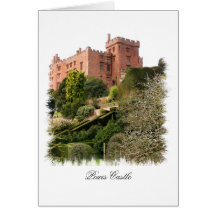 POWYS CASTLE WALES UK CARDS
