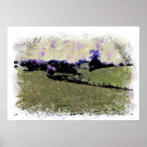 Powys Doodle Print