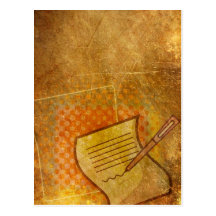 PR103 GOLDEN GRUNGE TEXTURE BACKGROUND PRINTING W POST CARDS