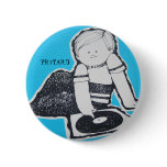 PR3TARD kid with record Pin